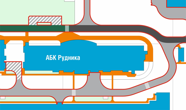 Разработка и внедрение проекта организации дорожного движения на территории предприятия 