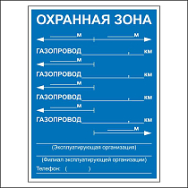 Закрепление трассы газопровода на местности