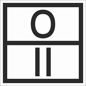 Специальный отличительный знак отходов II класса опасности