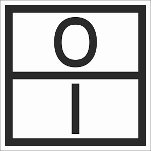 Специальный отличительный знак отходов I класса опасности