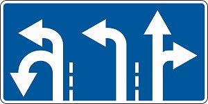 5.15.1 Налево и разворот - Налево - Прямо и направо