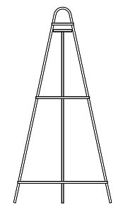 Стойка (тренога) для двух знаков 1800 мм